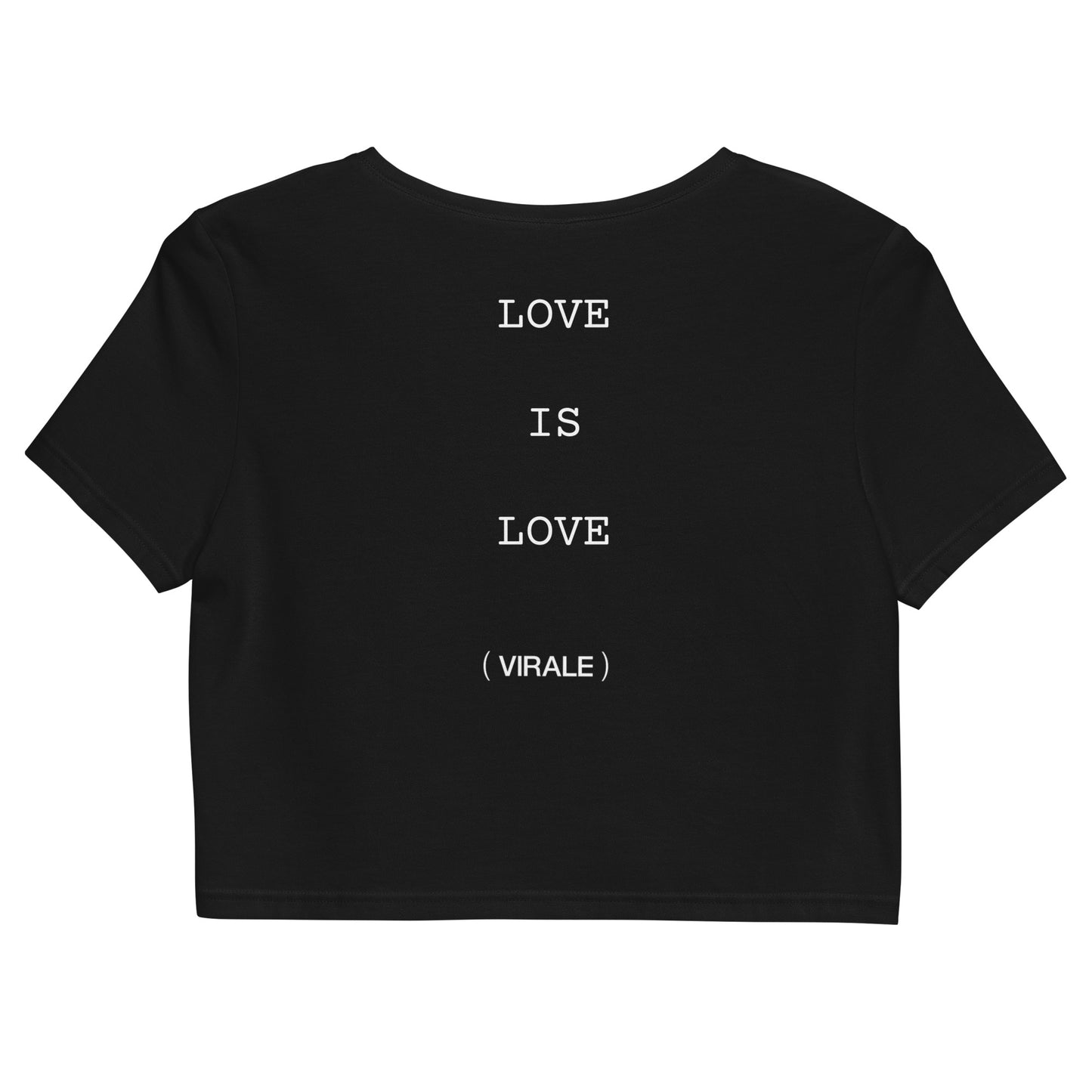 Crop top organico Kamasutra (LOVE IS LOVE) Friday