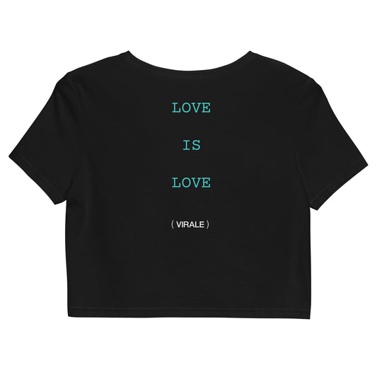 Crop top organico Kamasutra (LOVE IS LOVE) Wednesday