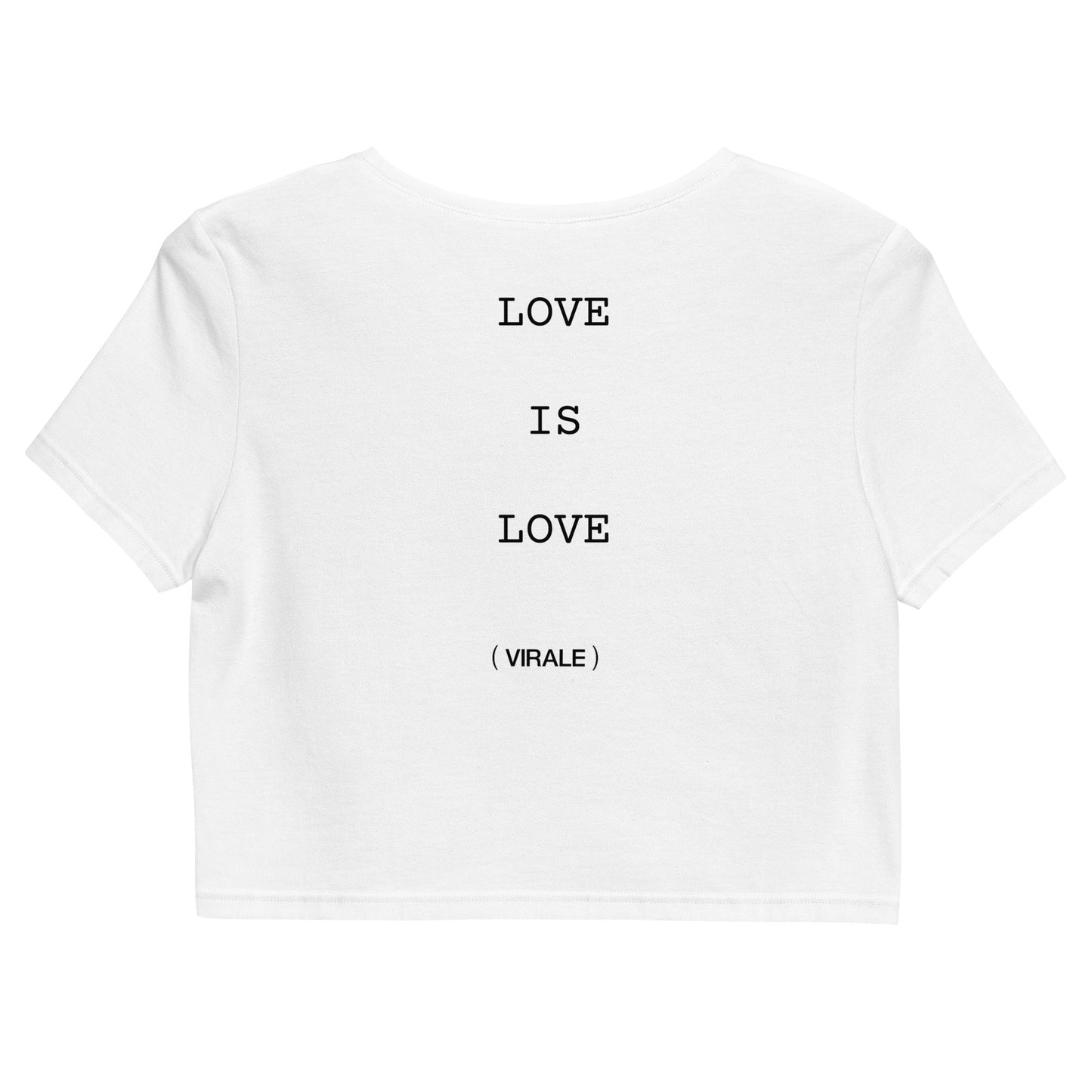 Crop top organico Kamasutra (LOVE IS LOVE) Wednesday