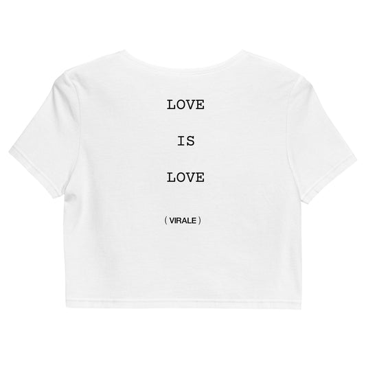 Crop top organico Kamasutra (LOVE IS LOVE) Wednesday