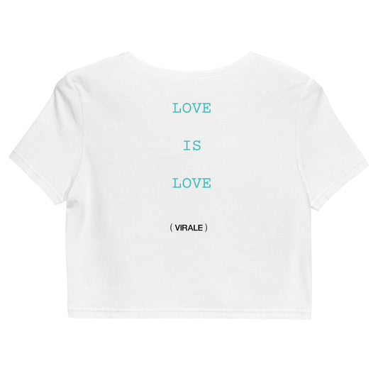 Crop top organico Kamasutra (LOVE IS LOVE) Friday