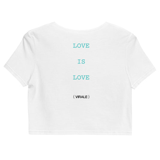 Crop top organico Kamasutra (LOVE IS LOVE) Wednesday