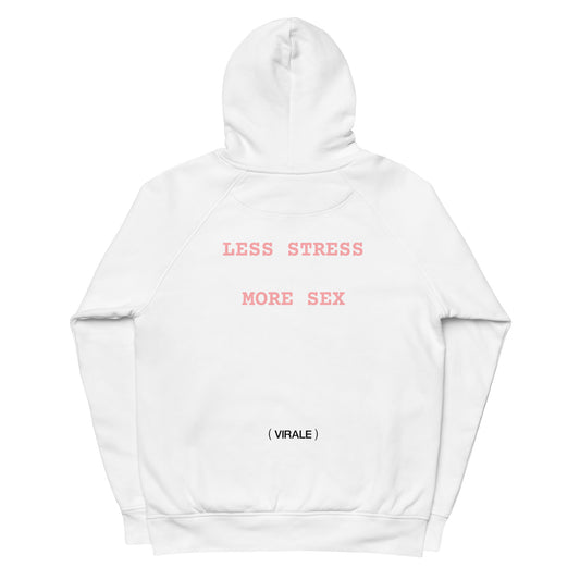 Unisex pullover hoodie (LESS STRESS MORE SEX) Friday