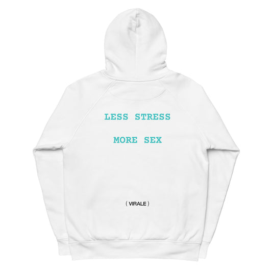 Unisex pullover hoodie (LESS STRESS MORE SEX) Friday