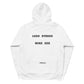 Unisex pullover hoodie LESS STRESS MORE SEX) Saturday