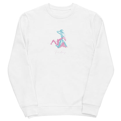 Unisex eco sweatshirt (LESS STRESS MORE SEX) Friday