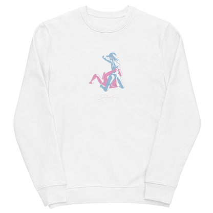 Unisex eco sweatshirt (LESS STRESS MORE SEX) Saturday