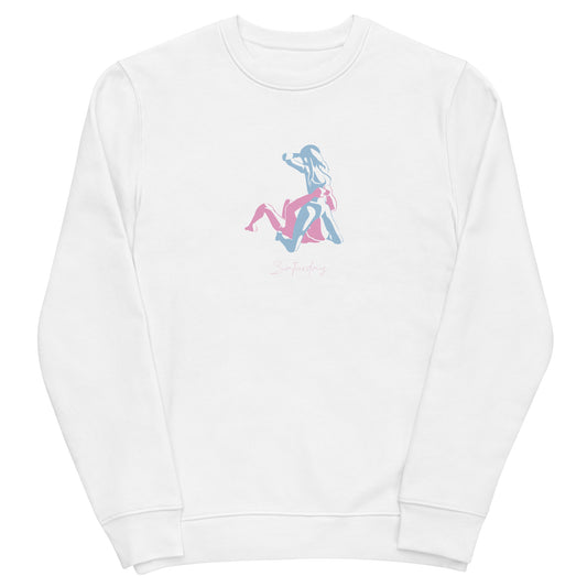 Unisex eco sweatshirt (LESS STRESS MORE SEX) Saturday